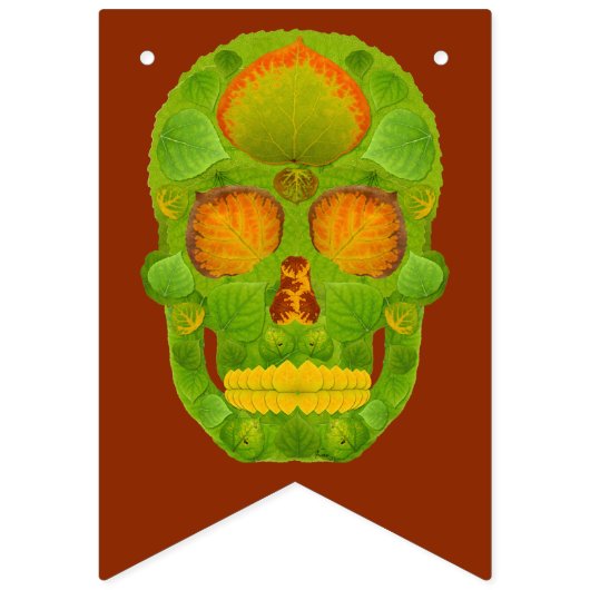 Aspen Leaf Skulls Vlaggetjes (Tweede vlag)