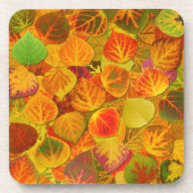 Aspen Leaves Collage Solid Medley 1