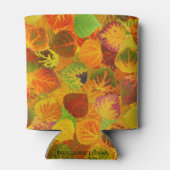 Aspen Leaves Collage Solid Medley 1 Blikjeskoeler (Achterkant)