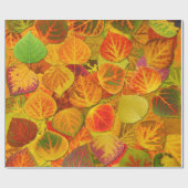 Aspen Leaves Collage Solid Medley 1 Cadeaupapier (Vlak)
