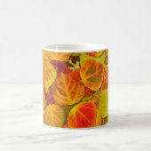 Aspen Leaves Collage Solid Medley 1 Koffiemok (Center)