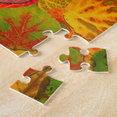 Aspen Leaves Collage Solid Medley 1 Legpuzzel (Zijkant)