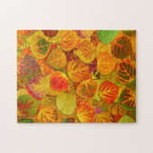 Aspen Leaves Collage Solid Medley 1 Legpuzzel (Horizontaal)