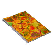 Aspen Leaves Collage Solid Medley 1 Notitieboek (Rechterzijde)