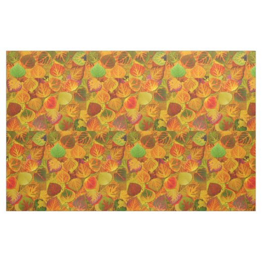 Aspen Leaves Collage Solid Medley 1 Stof (Yard (91,4 cm))