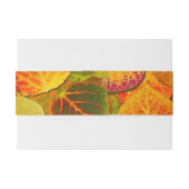 Aspen Leaves Collage Solid Medley 1 Uitnodigingen Wikkel (Achterkant Voorbeeld)