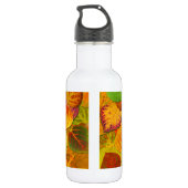 Aspen Leaves Collage Solid Medley 1 Waterfles (Achterkant)