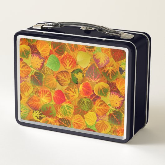 Aspen Leaves collage solid medley naadloos 1 (Achterkant)