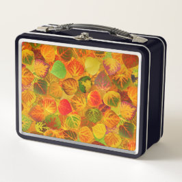 Aspen Leaves collage solid medley naadloos 1