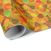 Aspen Leaves collage solid medley naadloos 1 Cadeaupapier (Rol Hoek)