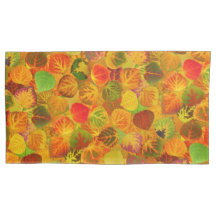 Aspen Leaves collage solid medley naadloos 1