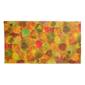 Aspen Leaves collage solid medley naadloos 1 Kussensloop (Achterkant-Rechts)
