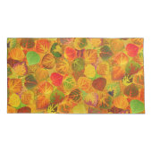 Aspen Leaves collage solid medley naadloos 1 Kussensloop (Achterkant-Links)