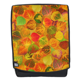 Aspen Leaves collage solid medley naadloos 1 Rugtassen