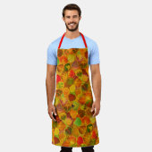 Aspen Leaves collage solid medley naadloos 1 Schort (Gedragen)