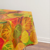 Aspen Leaves collage solid medley naadloos 1 Tafelkleed (Voorbeeld)