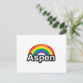 ASPEN LGBT PRIDE RAINBOW - PNG.nl Briefkaart (Staand voorkant)