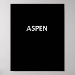 Aspen Long Sleeve Colorado Skiën Snowboarden Poster