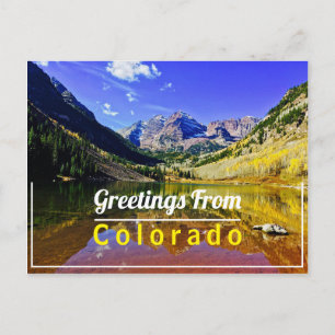 Aspen Maroon Bells Colorado Briefkaart