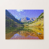 Aspen Maroon Bells Colorado. Legpuzzel (Horizontaal)
