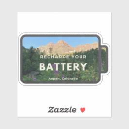 Aspen Maroon Bells Oplaadsticker Sticker