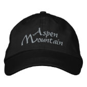 Aspen Mountain colorado geborduurd Pet (Voorkant)
