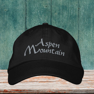 Aspen Mountain colorado geborduurd Pet