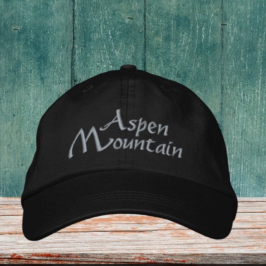 Aspen Mountain colorado geborduurd Pet