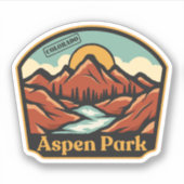 Aspen Park, Colorado Sticker (Voorkant)
