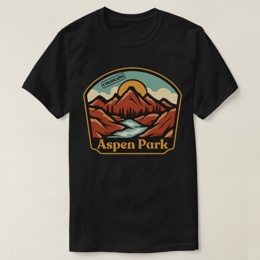 Aspen Park, Colorado T-shirt (Design voorkant)