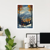 Aspen Print Ski Poster 1 (Thuiskantoor)