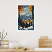 Aspen Print Ski Poster 1 (Keuken)