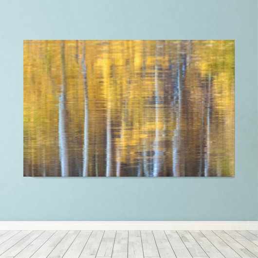 Aspen Reflections Canvas Afdruk (Insitu (Houten vloer))