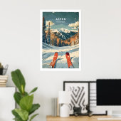 Aspen Reisposter - Colorado 1 Poster (Thuiskantoor)