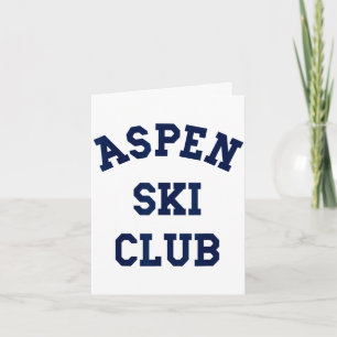 Aspen ski club Colorado ski berg reizen skiër Kaart