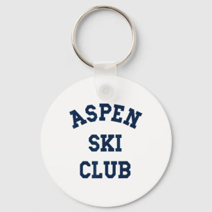 Aspen Ski Club Colorado Ski Berg Reizen Skiloper Sleutelhanger