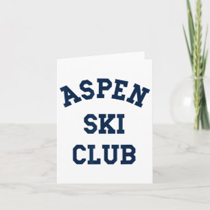 Aspen Ski Club Colorado Ski Mountain Travel Skier Kaart