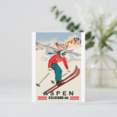 Aspen Ski, Colorado Mountains Briefkaart (Staand voorkant)