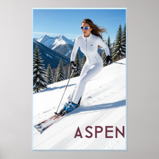 Aspen ski-poster poster