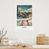 Aspen Ski Print - Colorado 1 (Keuken)