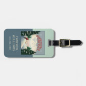 Aspen Skier | Colorado Bagagelabel (Voorkant horizontaal)