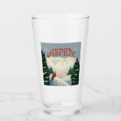 Aspen Skier | Colorado Glas (Voorkant)