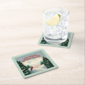 Aspen Skier | Colorado Kartonnen Onderzetters (Insitu)