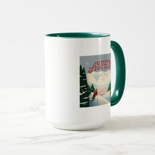 Aspen Skier | Colorado Mok (Voorkant rechts)