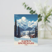 Aspen Snowmass Ski Resort Colorado Briefkaart (Staand voorkant)