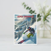 Aspen Snowmass Skiën Briefkaart (Staand voorkant)