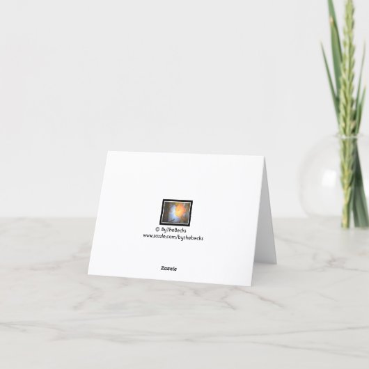 Aspen Thank You Note Card Bedankkaart (Achterkant)