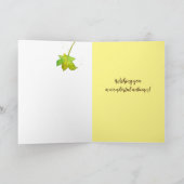 Aspen Tree die je een geweldig herfstseizoen toezw Kaart (Binnen)