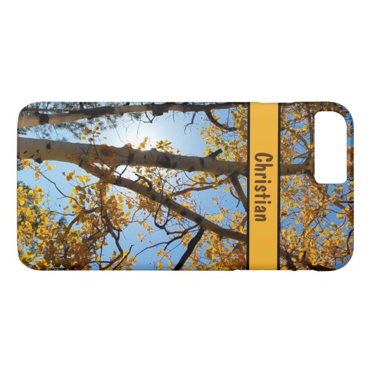Aspen Tree Golden Herfst Foliage Arizona Case-Mate iPhone Case (Achterkant (Horizontaal))