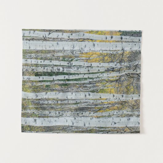 Aspen Tree Trunks | Aspen, Colorado Wandkleed (Voorkant (horizontaal))